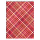 Crimson laat rood, geel en roze plakken achter tafelkleed (Voorkant)