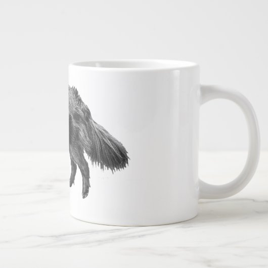 Crimson Lick, warme beker Grote Koffiekop (Rechts)