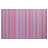 Crimson & Light Sky Blue Lined Pattern Stof (Yard (91,4 cm))