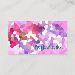 Crimson, Lila, Roze Abstract Visitekaartje