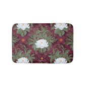 Crimson Lotus Elegance Patroon - De Witte Lotus Badmat (Voorkant)