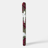 Crimson Lotus Elegance Patroon - De Witte Lotus Case-Mate iPhone Case (Achterkant / Links)