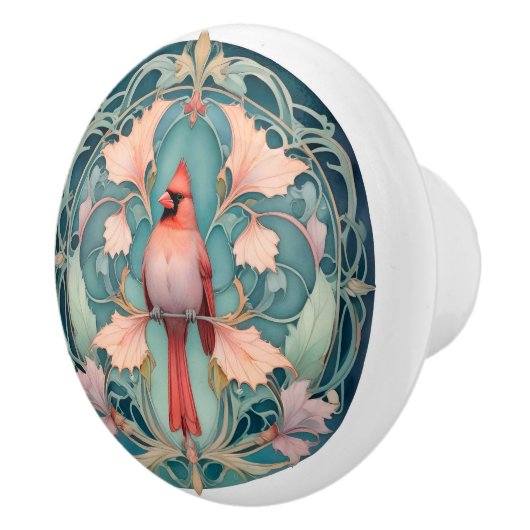 Crimson Majesty Keramische Knob Pull Knop (Rechts)