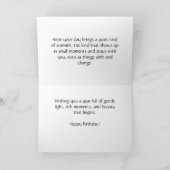 Crimson Maple Leaves - Gepersonaliseerde Verjaarda Kaart (Binnen)