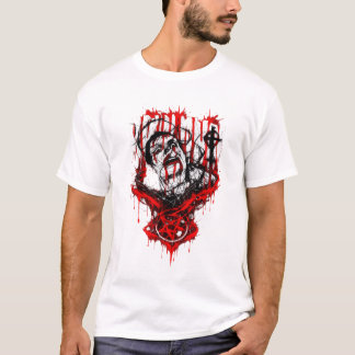 Crimson Martyr – Gotische Horror Metal Design T-shirt