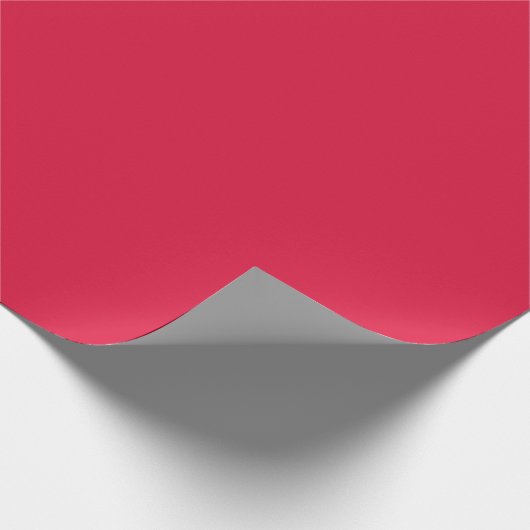Crimson Matte Wrapping Paper Cadeaupapier (Hoek)