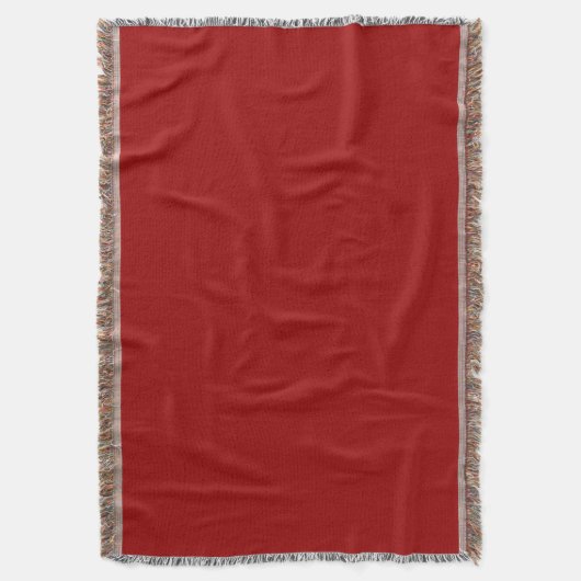 Crimson Midwest Throw Blanket Deken (Voorkant Verticaal)