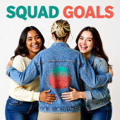 Crimson Mirage Denim Jacket