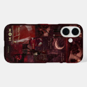 Crimson Moon Curio iPhone hoesje (Achterkant (horizontaal))