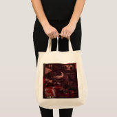 Crimson Moon Curio  Tote Bag (Voorkant (product))