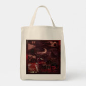 Crimson Moon Curio  Tote Bag (Achterkant)