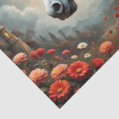 Crimson Moon Steampunk Eenhoorn Decoupage Tissuepapier (Detail)