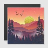 Crimson Mountains Landschap (Voorkant / Achterkant)