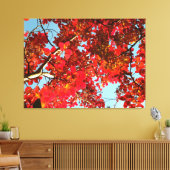 Crimson Myrtle #1 Canvas Afdruk (Insitu (Woonkamer))