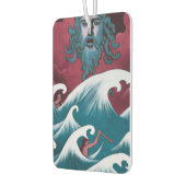 Crimson Neptune olieverfschilderij Luchtverfrisser (Links)