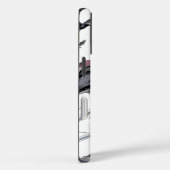 Crimson Ninja Phone Case (Achterkant / Rechts)