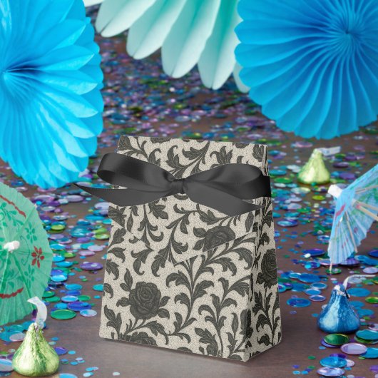 Crimson Nocturne Bloom Victoriaans Bedankdoosjes (Feest)