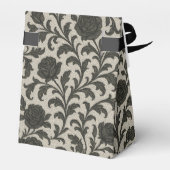 Crimson Nocturne Bloom Victoriaans Bedankdoosjes (Achterkant)