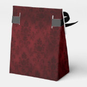 Crimson Nocturne Bloom Victoriaans Bedankdoosjes (Achterkant)