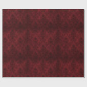 Crimson Nocturne Bloom Victoriaans Cadeaupapier (Vlak)