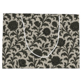 Crimson Nocturne Bloom Victoriaans Groot Cadeauzakje (Achterkant)