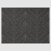 Crimson Nocturne Bloom Victoriaans Tissuepapier (Voorkant)