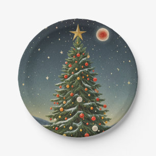 Crimson Noel Papieren Bordje