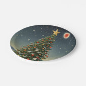 Crimson Noel Papieren Bordje (Gekanteld)