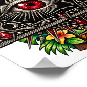 Crimson Obsidian Eye Poster (Hoek)
