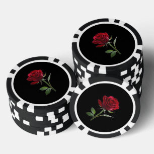 Crimson on Ebony: De enige rode roos, Poker Chips