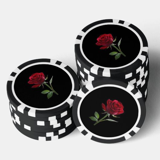 Crimson on Ebony: De enige rode roos, Poker Chips (Opstapeling)
