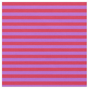 Crimson & Orchid Lined/Striped Pattern Stof