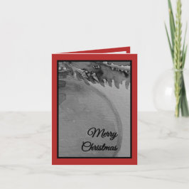 Crimson Ornament Christmas – Elegant Holiday Card Feestdagen Kaart