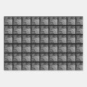 Crimson Ornament Wrapping Paper Sheets Set of 3 (Voorkant 2)