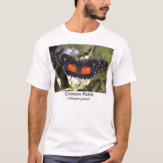 Crimson Patch Butterfly T-shirt (Voorkant)