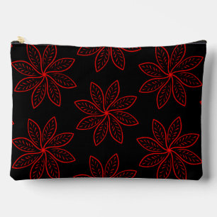 Crimson Pattern op zwart Etui