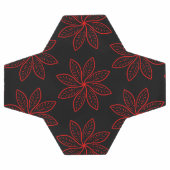 Crimson Pattern op zwart Voetbal (Enkel)