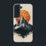 Crimson Peak Reflection Telefoonhoesje Samsung Galaxy Hoesje<br><div class="desc">Een mystieke berg stijgt op onder een stralende zon,  gespiegeld door stille wateren - een gedurfde natuur vol diepte en kalmte.</div>