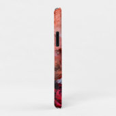 Crimson-penseelstreek Case-Mate iPhone Case (Achterkant/rechts)
