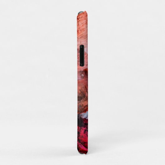 Crimson-penseelstreek Case-Mate iPhone Case (Achterkant/rechts)