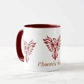 Crimson Phoenix Rising for Hope and Aanmoediging Mok (Voorkant links)