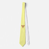Crimson Phoenix Rising necktie Stropdas (Voorkant)