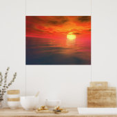 Crimson Poster (Keuken)