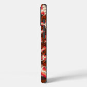 Crimson Pulse | Kaleidoscoop Tong Kunstzinnige Abs Case-Mate iPhone Case (Achterkant / Links)