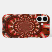 Crimson Pulse | Kaleidoscoop Tong Kunstzinnige Abs Case-Mate iPhone Case (Achterkant (horizontaal))