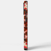 Crimson Pulse | Kaleidoscoop Tong Kunstzinnige Abs Case-Mate iPhone Case (Achterkant / Links)