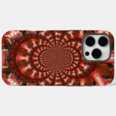 Crimson Pulse | Kaleidoscoop Tong Kunstzinnige Abs Case-Mate iPhone Case (Achterkant (horizontaal))