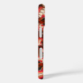 Crimson Pulse | Kaleidoscoop Tong Kunstzinnige Abs Case-Mate iPhone Case (Achterkant / Rechts)