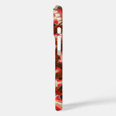 Crimson Pulse | Kaleidoscoop Tong Kunstzinnige Abs Case-Mate iPhone Case (Achterkant / Links)