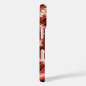 Crimson Pulse | Kaleidoscoop Tong Kunstzinnige Abs Case-Mate iPhone Case (Achterkant / Rechts)